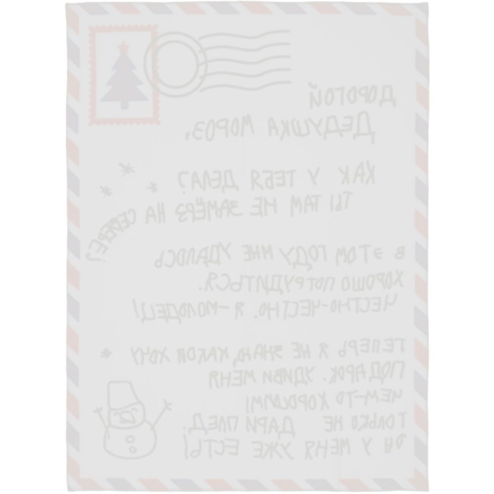 Флисовый плед «Письмо Деду Морозу» — изображение 2