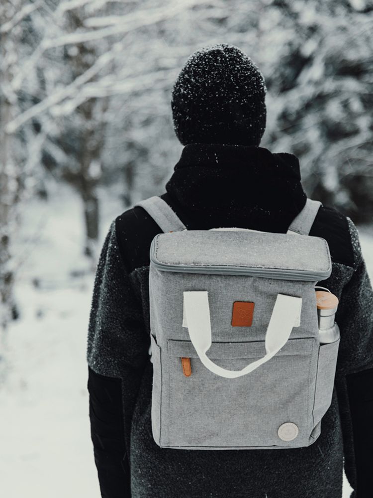 Рюкзак-холодильник Sortino, серый — изображение 10