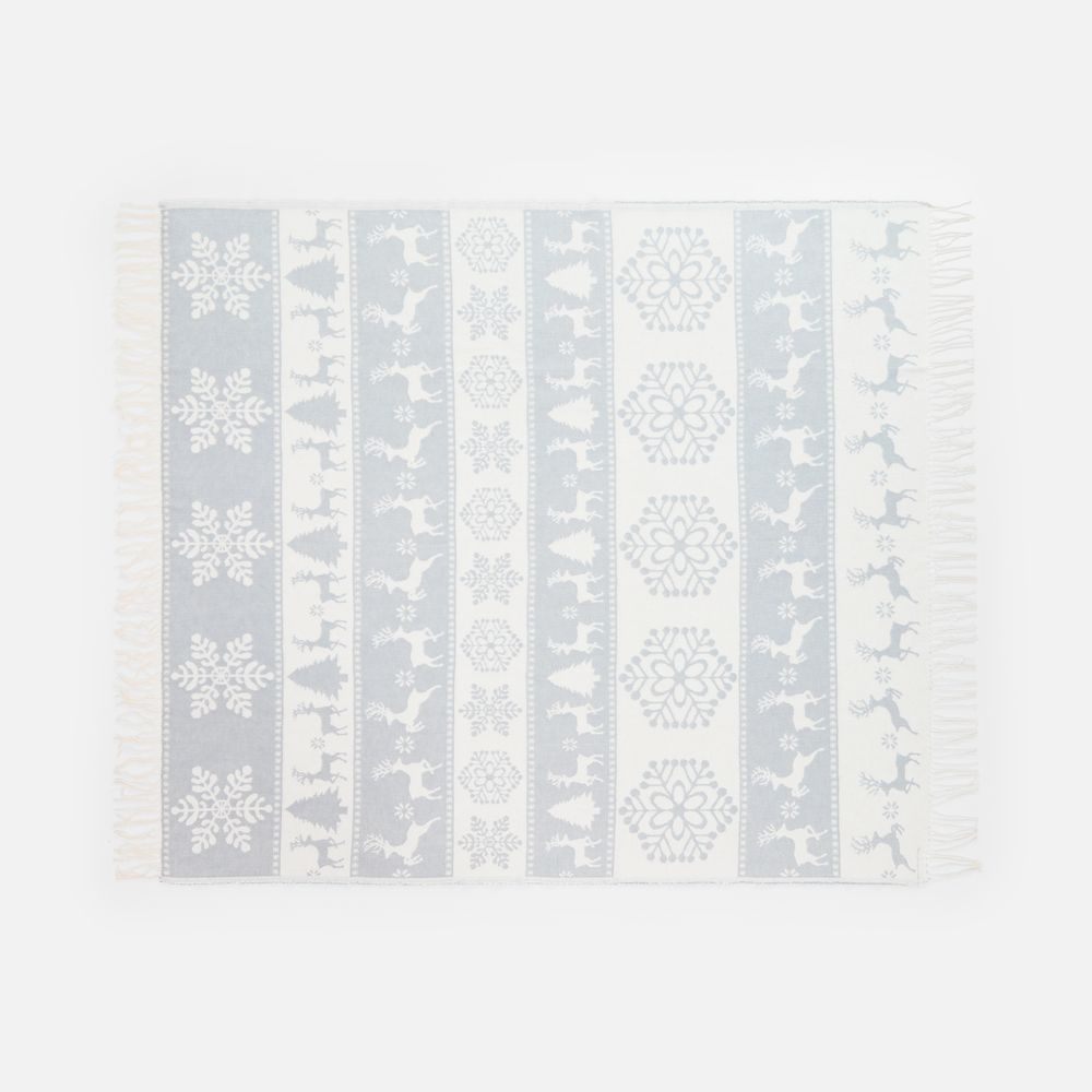 Плед «Скандинавия», серый — изображение 4