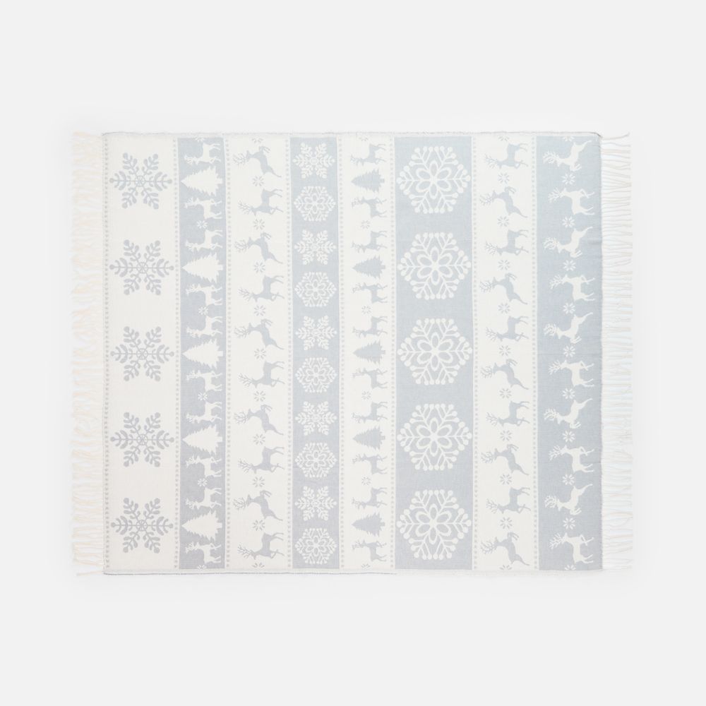 Плед «Скандинавия», серый — изображение 5