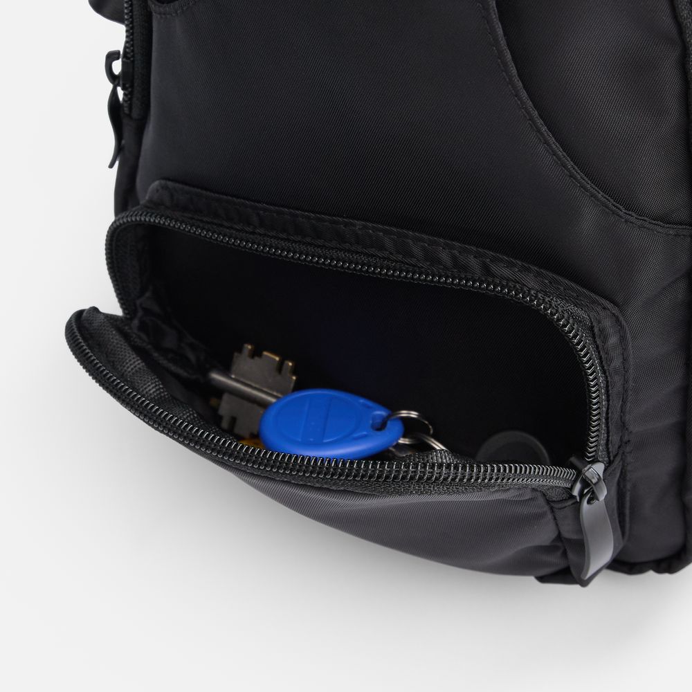Спортивный кросс-боди рюкзак Bagventure, черный — изображение 3