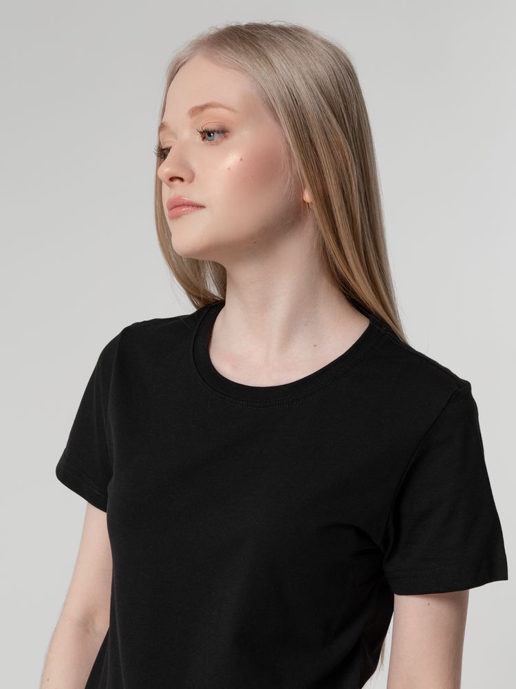 Футболка женская T-bolka Lady, черная — изображение 8