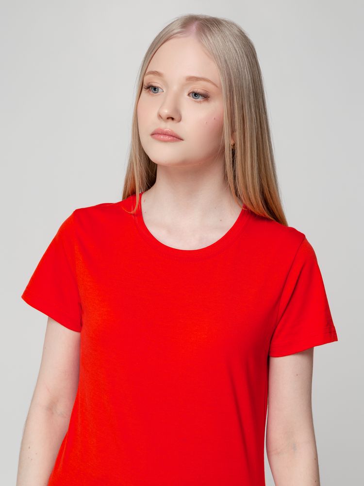 Футболка женская T-bolka Lady, красная — изображение 8