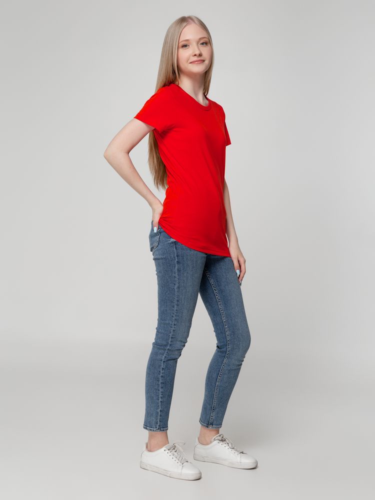 Футболка женская T-bolka Lady, красная — изображение 9