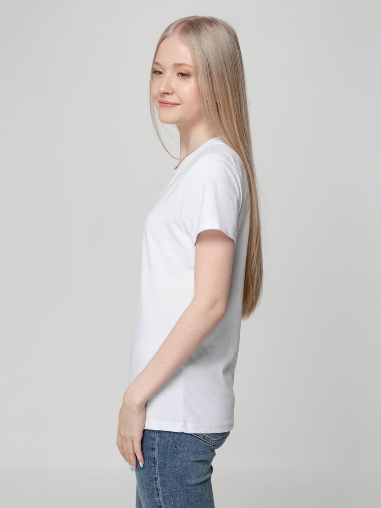 Футболка женская T-bolka Lady, белая — изображение 6