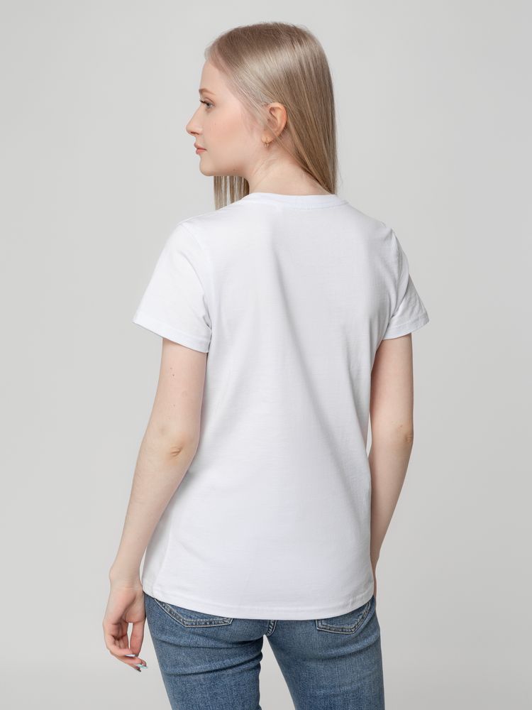 Футболка женская T-bolka Lady, белая — изображение 7
