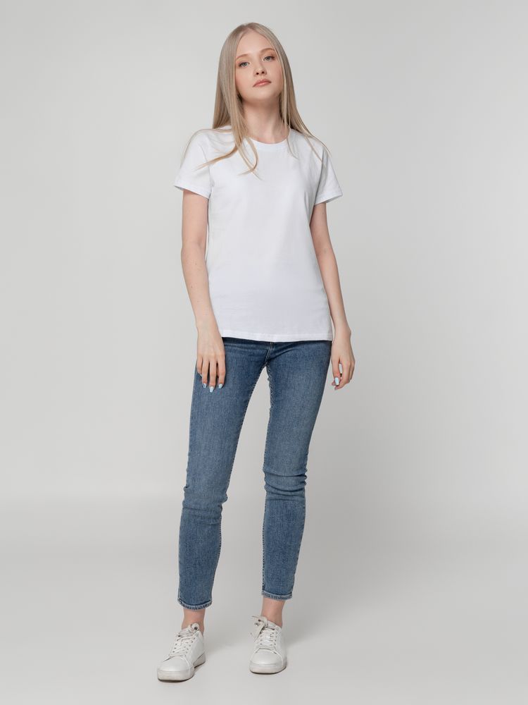 Футболка женская T-bolka Lady, белая — изображение 9