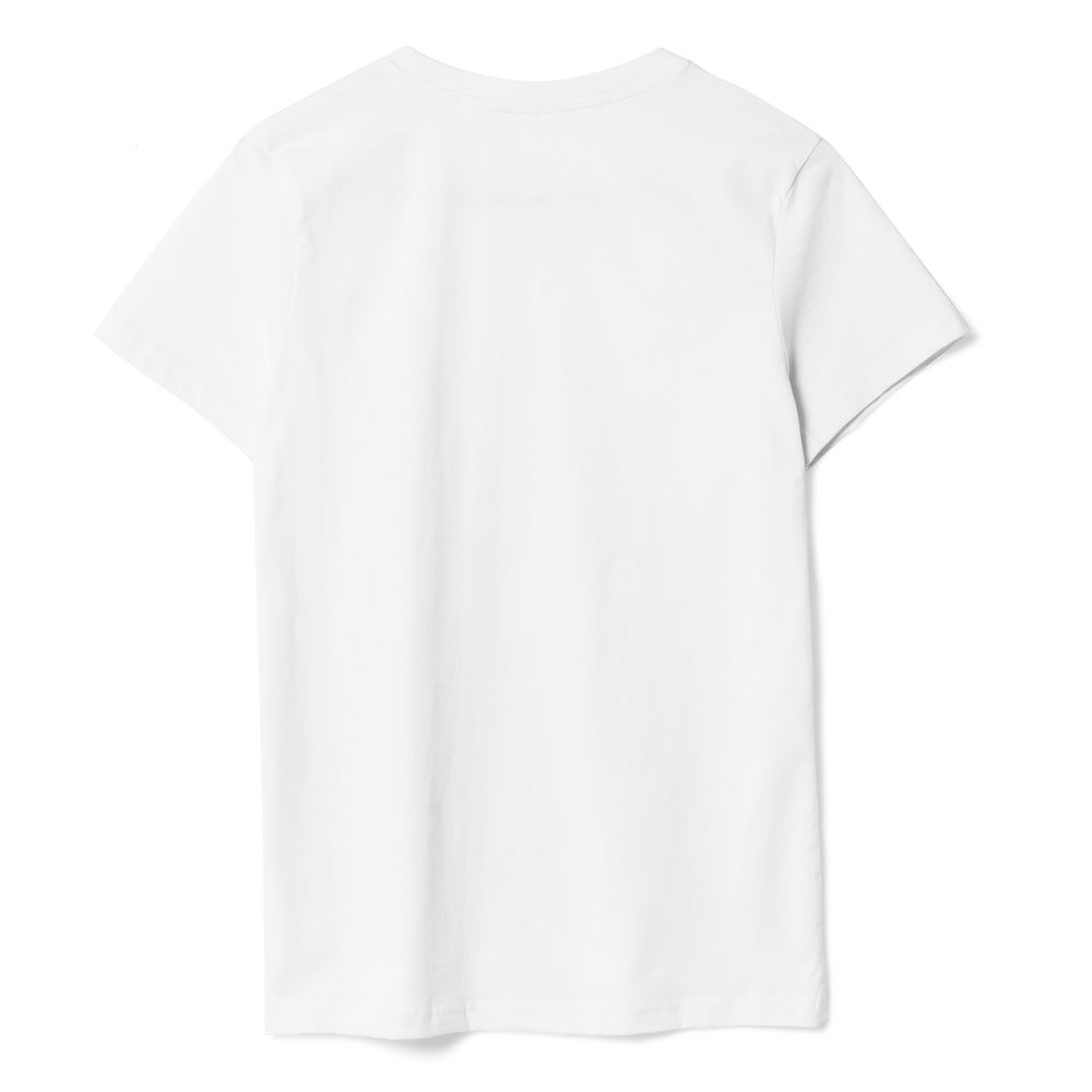 Футболка женская T-bolka Lady, белая (теплый оттенок) — изображение 2