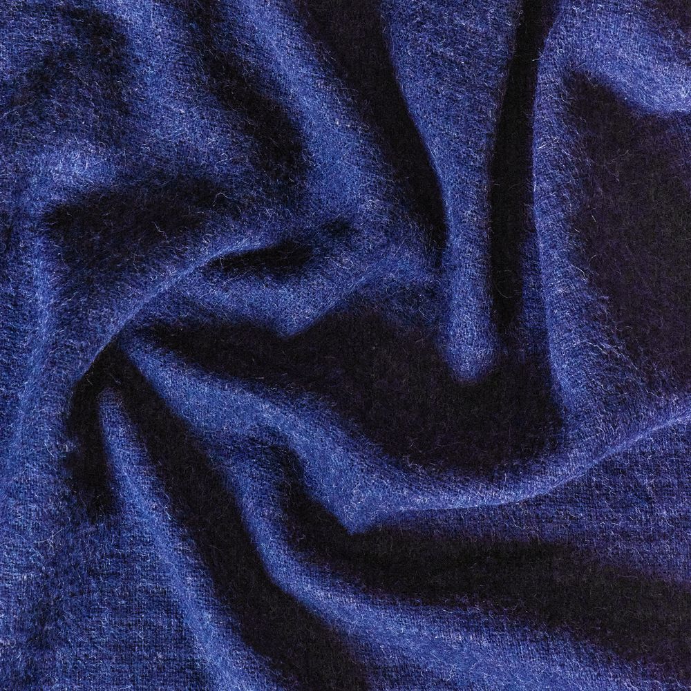 Плед Devika, синий с бежевым — изображение 5