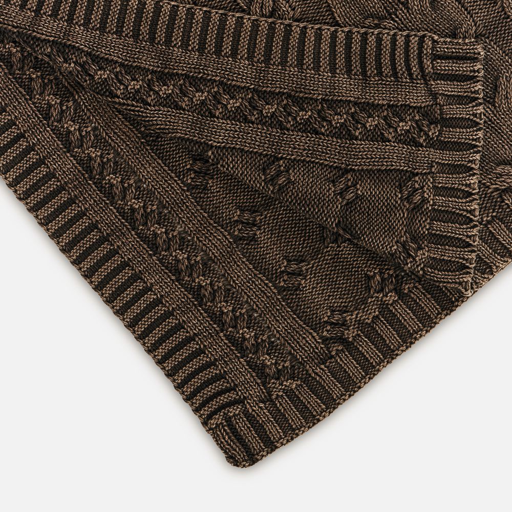 Плед Hygge, коричневый — изображение 4