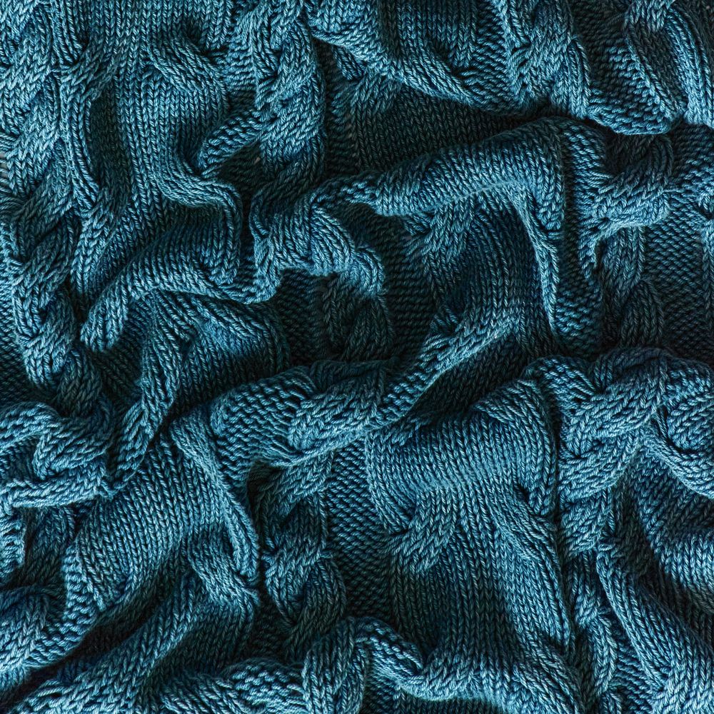 Плед Hygge, темно-зеленый — изображение 5