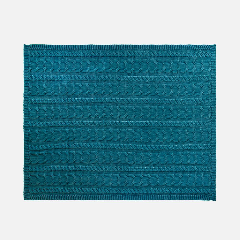 Плед Hygge, темно-зеленый — изображение 2