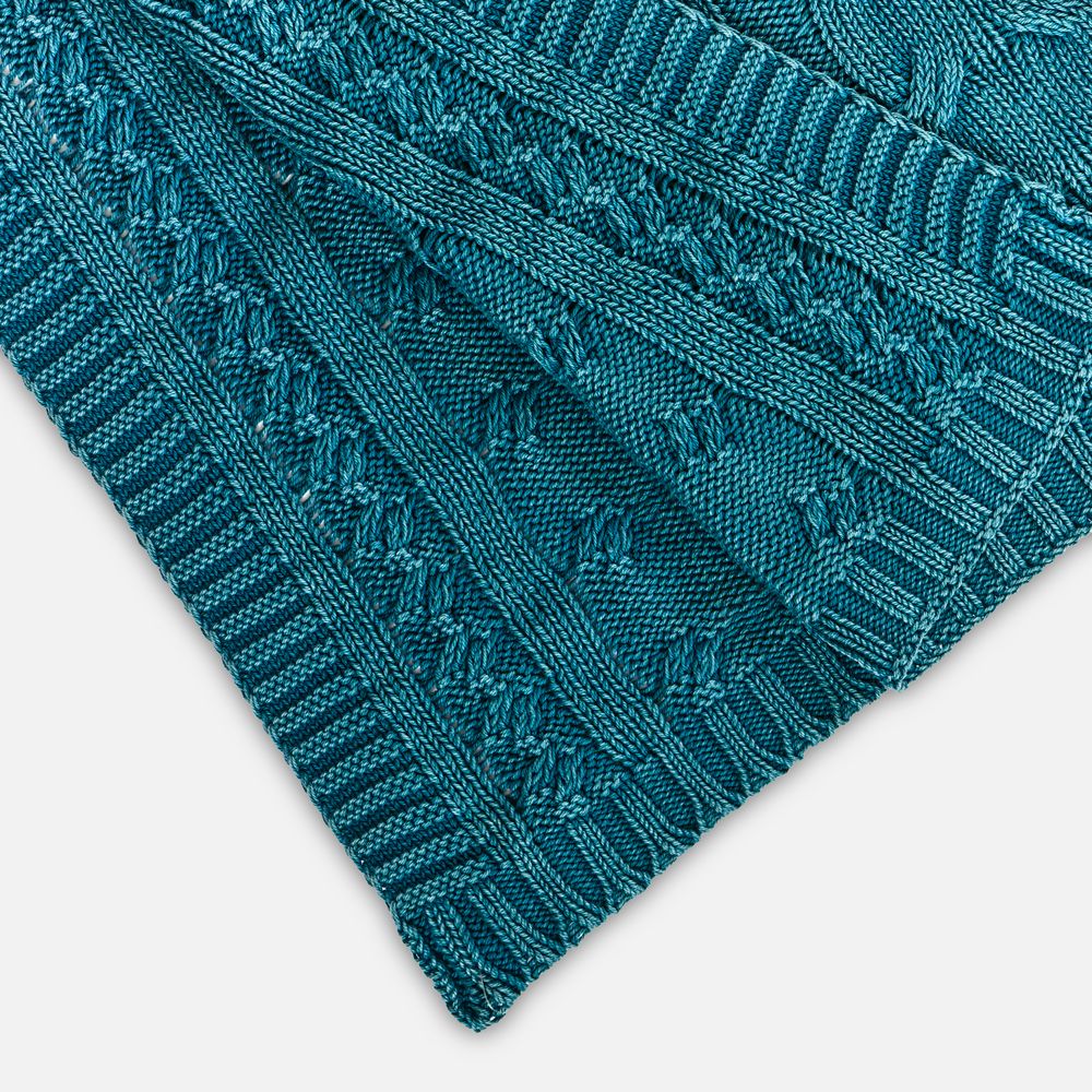 Плед Hygge, темно-зеленый — изображение 4