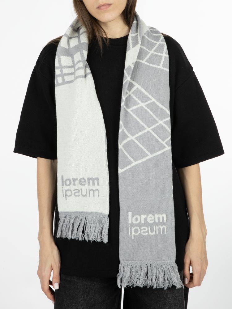 Шарф на заказ Tricksy Classic Fint, M, полушерсть — изображение 8