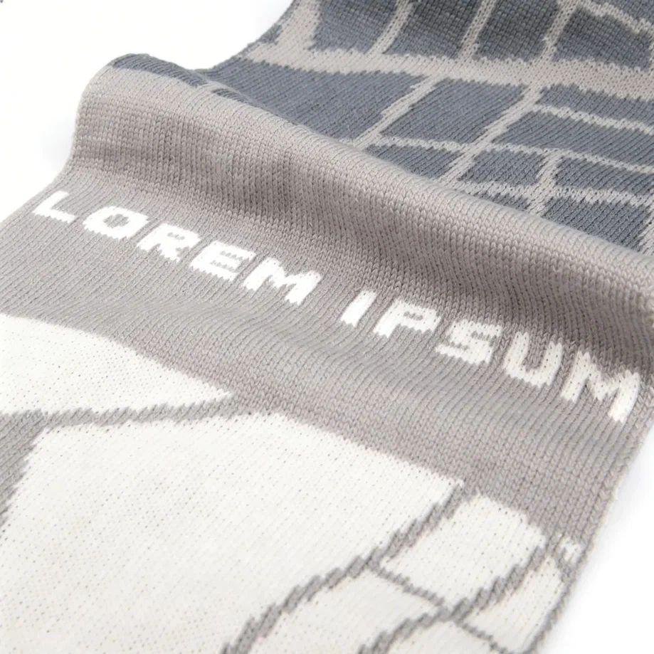 Шарф на заказ Tricksy Light, XL, полушерсть — изображение 3