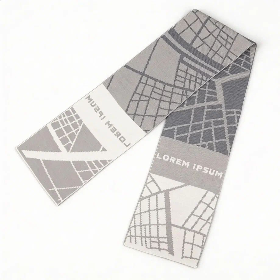 Шарф на заказ Tricksy Light, XL, полушерсть — изображение 2