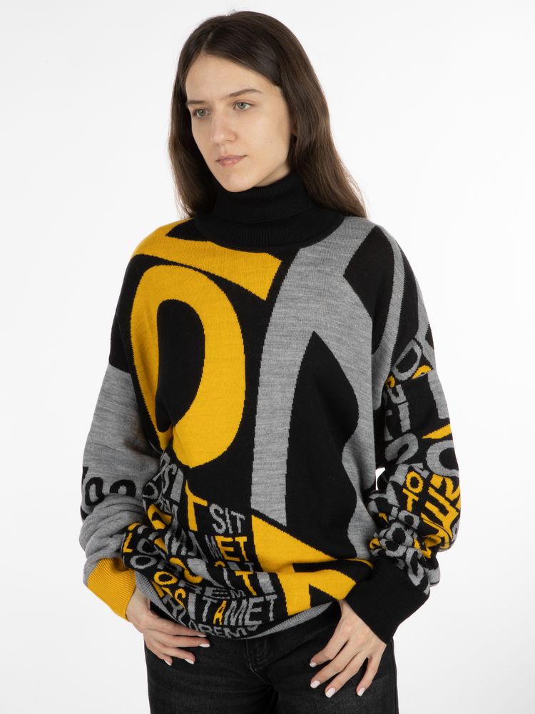 Свитер оверсайз на заказ Tricksy Net, полушерсть — изображение 11