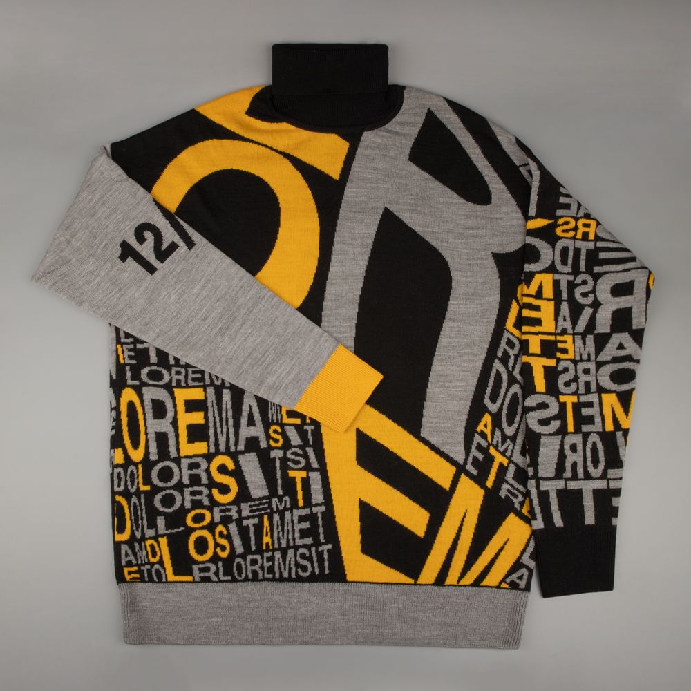 Свитер оверсайз на заказ Tricksy Net, полушерсть — изображение 3