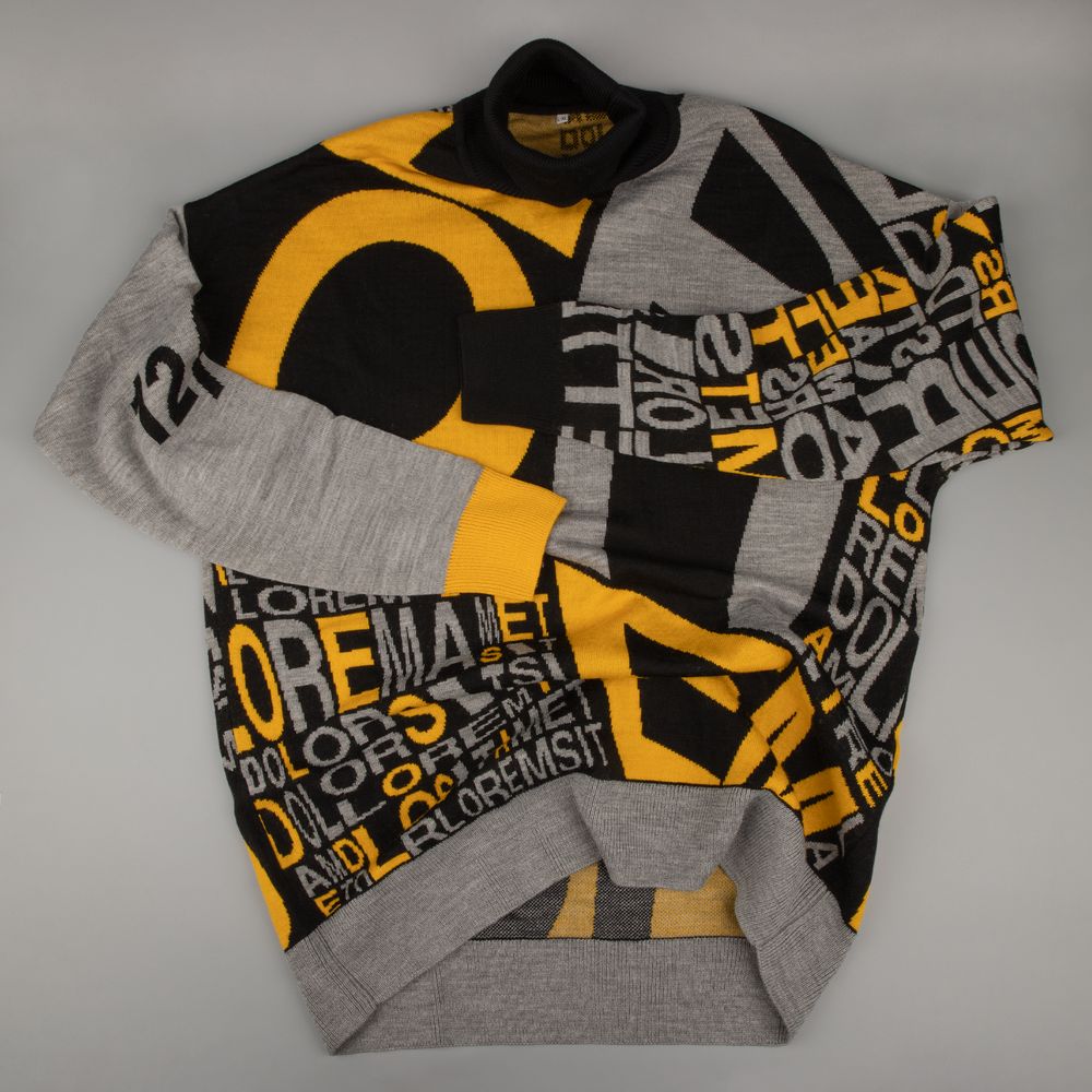 Свитер оверсайз на заказ Tricksy Net, полушерсть — изображение 4