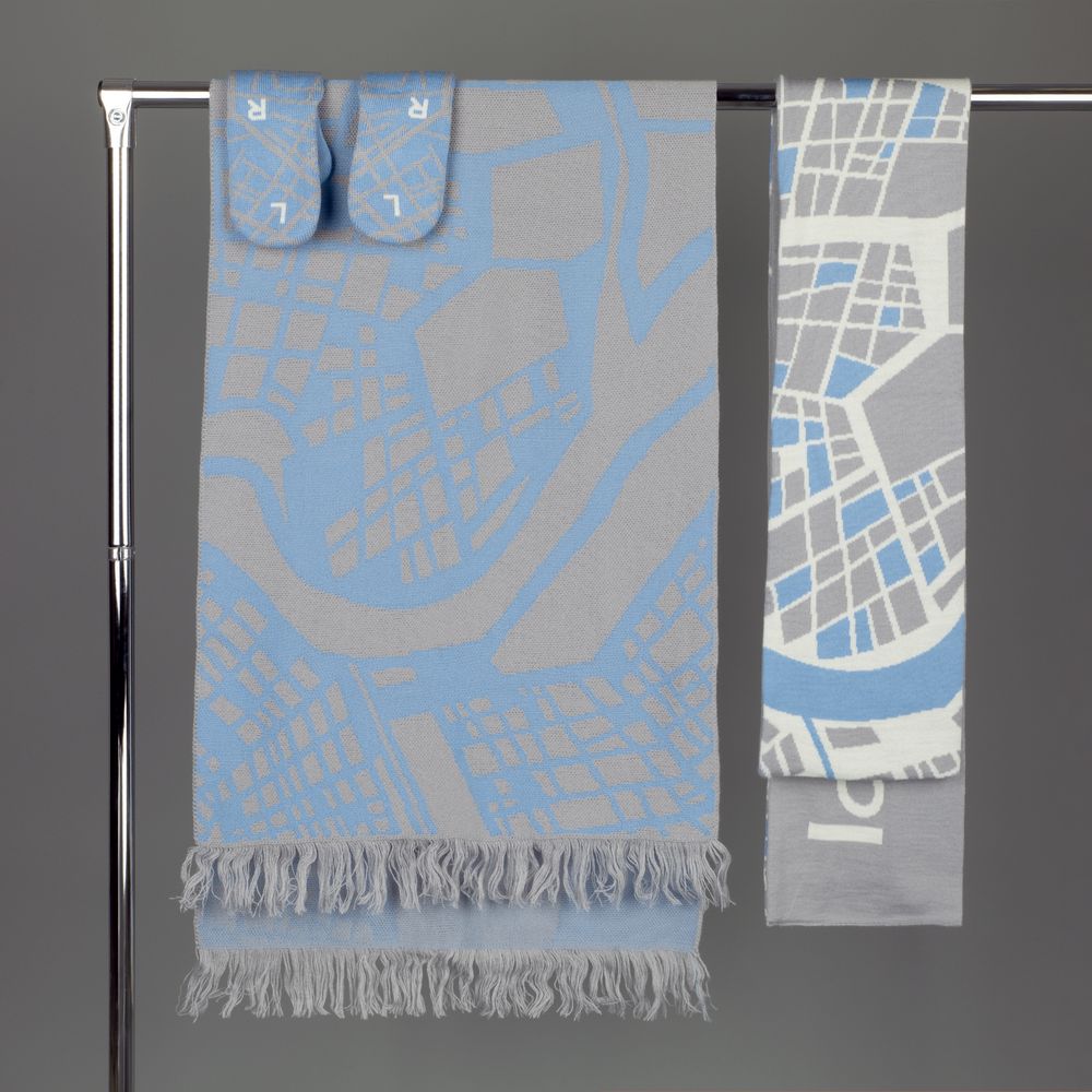 Шарф на заказ Tricksy Classic Net, L, полушерсть — изображение 5