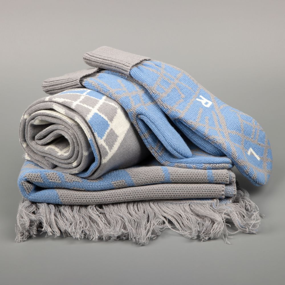 Шарф на заказ Tricksy Classic Net, L, полушерсть — изображение 7