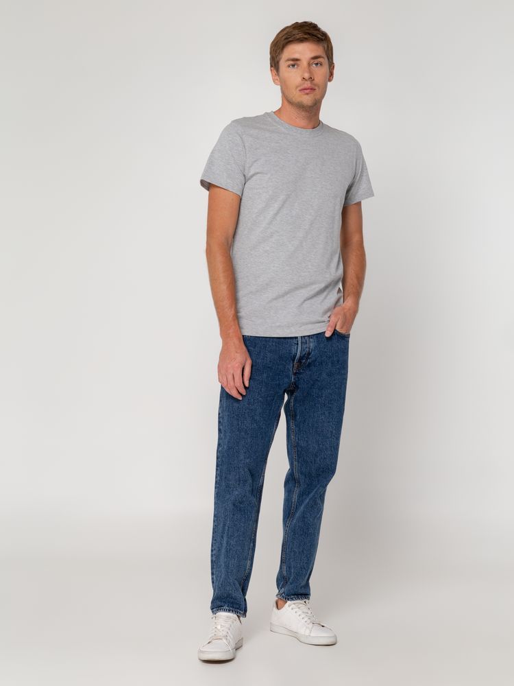 Футболка мужская T-bolka Stretch, серый меланж — изображение 7