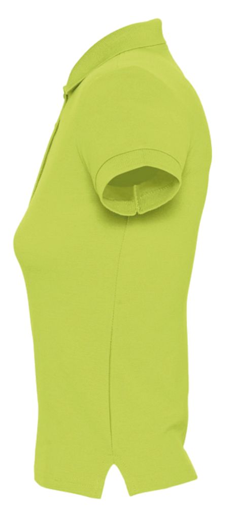 Рубашка поло женская People 210, зеленое яблоко — изображение 3