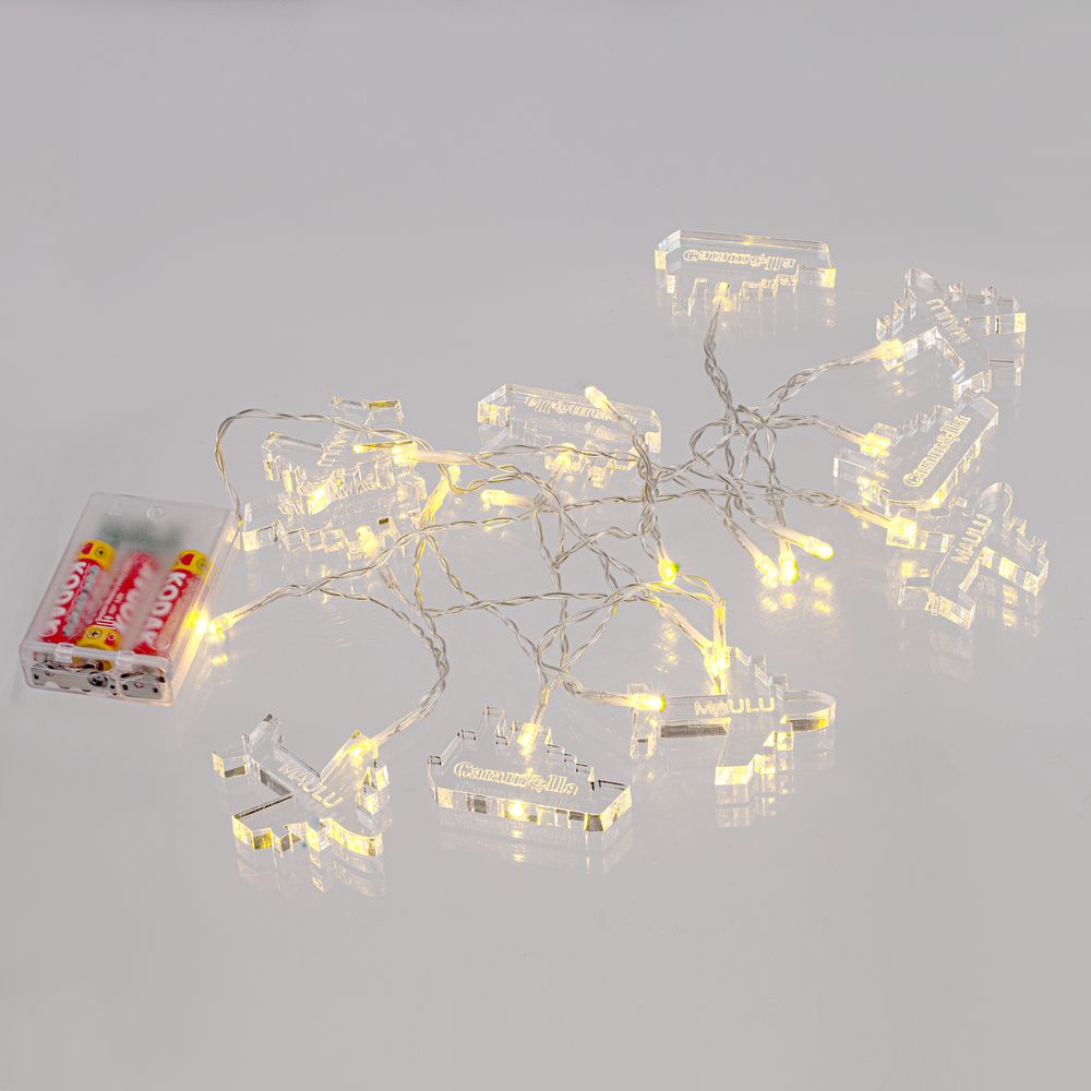 Гирлянда с индивидуальными фигурками AcryLED на заказ — изображение 2