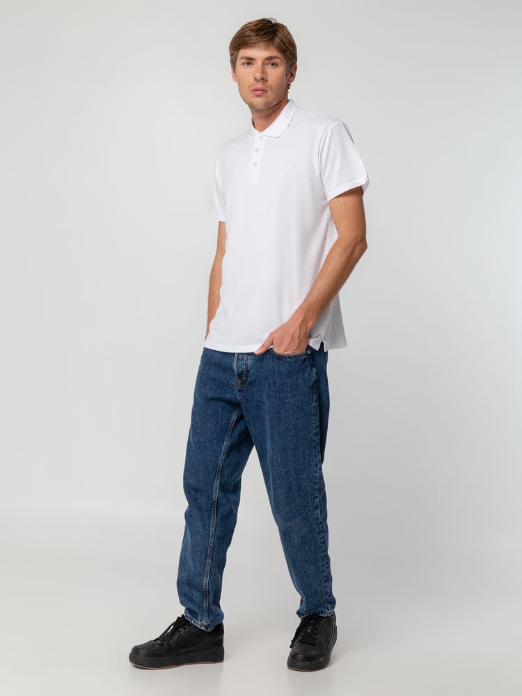 Рубашка поло мужская Spring 210, темно-фиолетовая — изображение 7