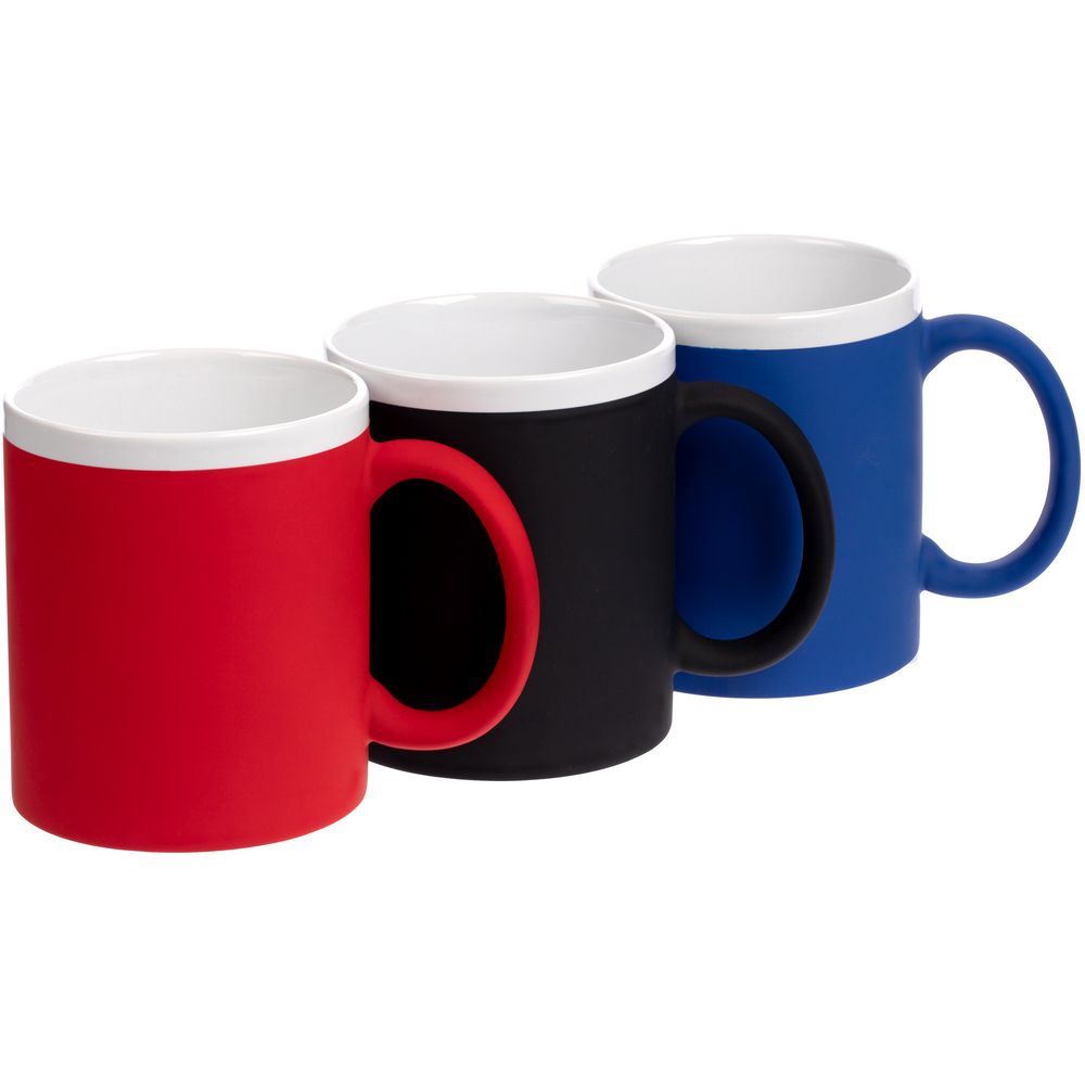 Кружка StopSpot с покрытием софт-тач, черная — изображение 3