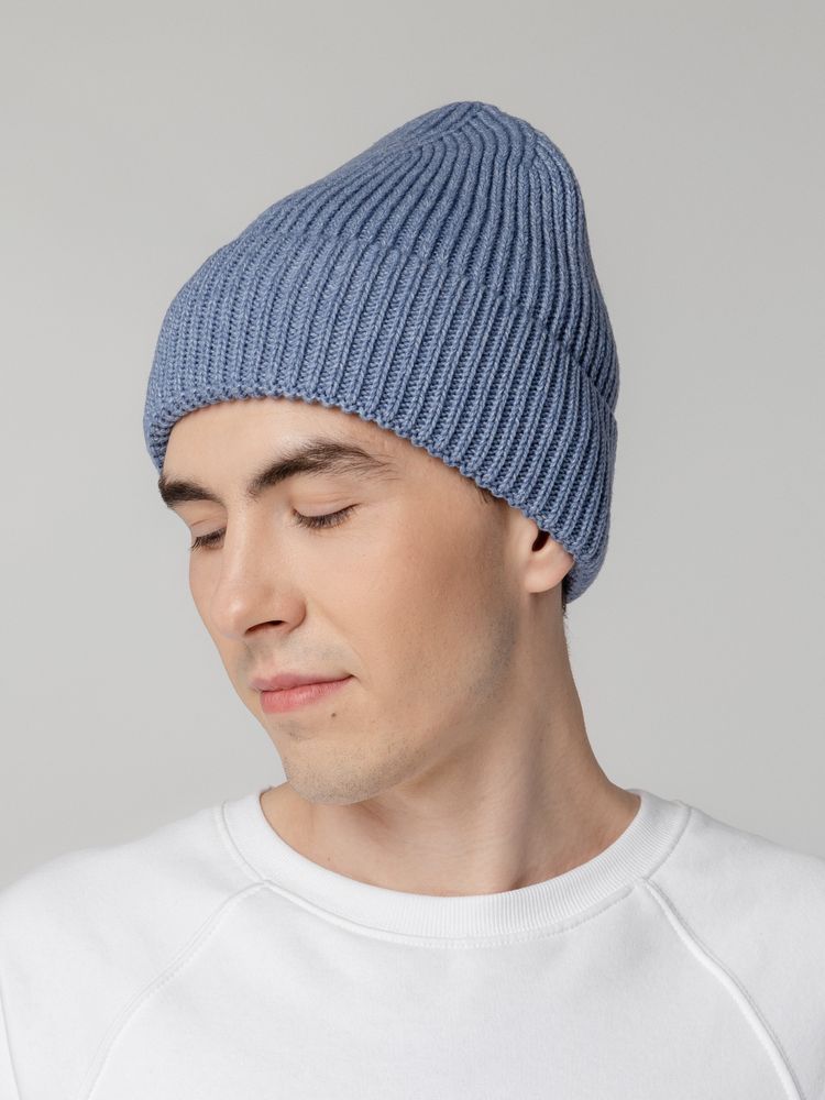 Шапка Tommi, голубой меланж — изображение 5