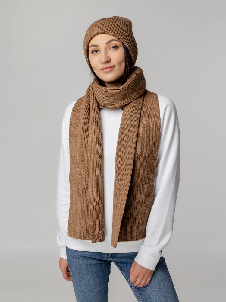 Шарф Tommi, бежевый меланж — изображение 7