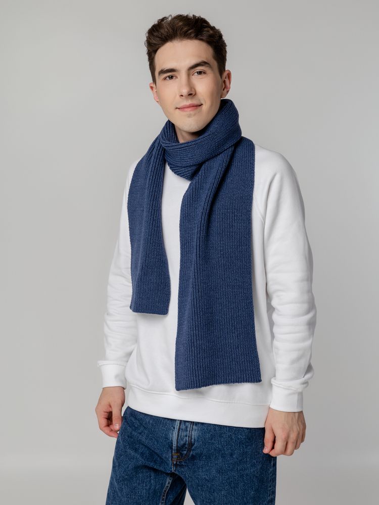 Шарф Tommi, синий меланж — изображение 6