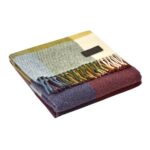 Плед Arequipa, красный с бежевым