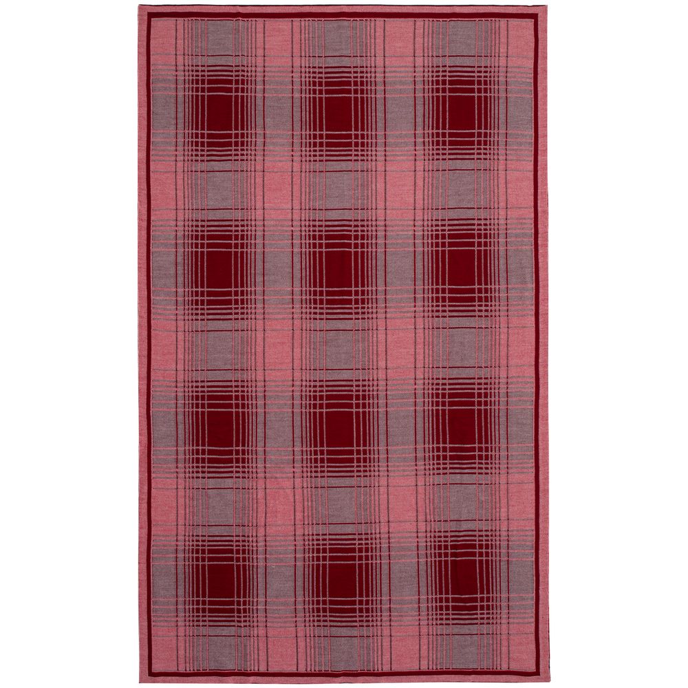 Плед Duotone, красный с белым — изображение 4