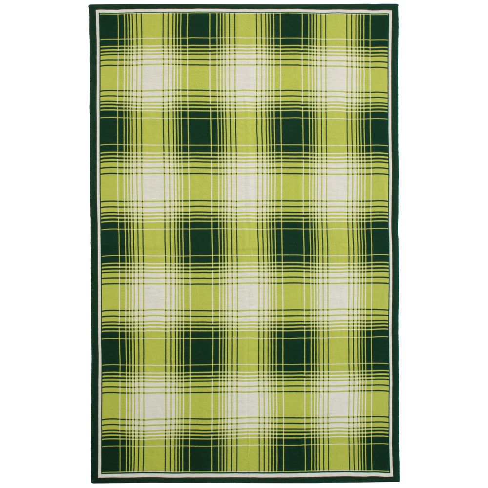 Плед Duotone, зеленый с белым — изображение 3