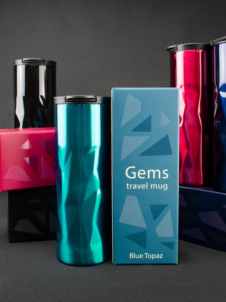 Термостакан Gems Black Morion, черный морион — изображение 11