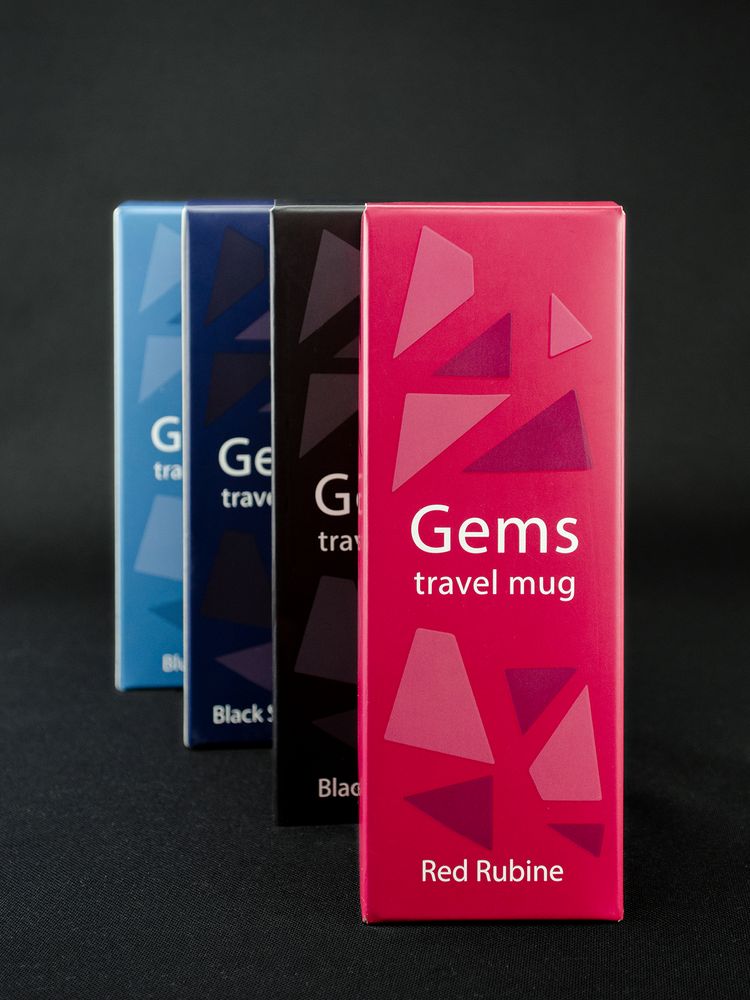 Термостакан Gems Black Morion, черный морион — изображение 12