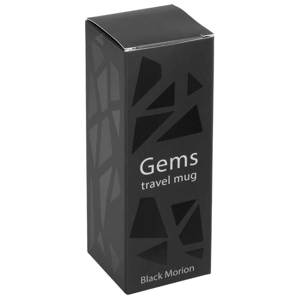 Термостакан Gems Black Morion, черный морион — изображение 13