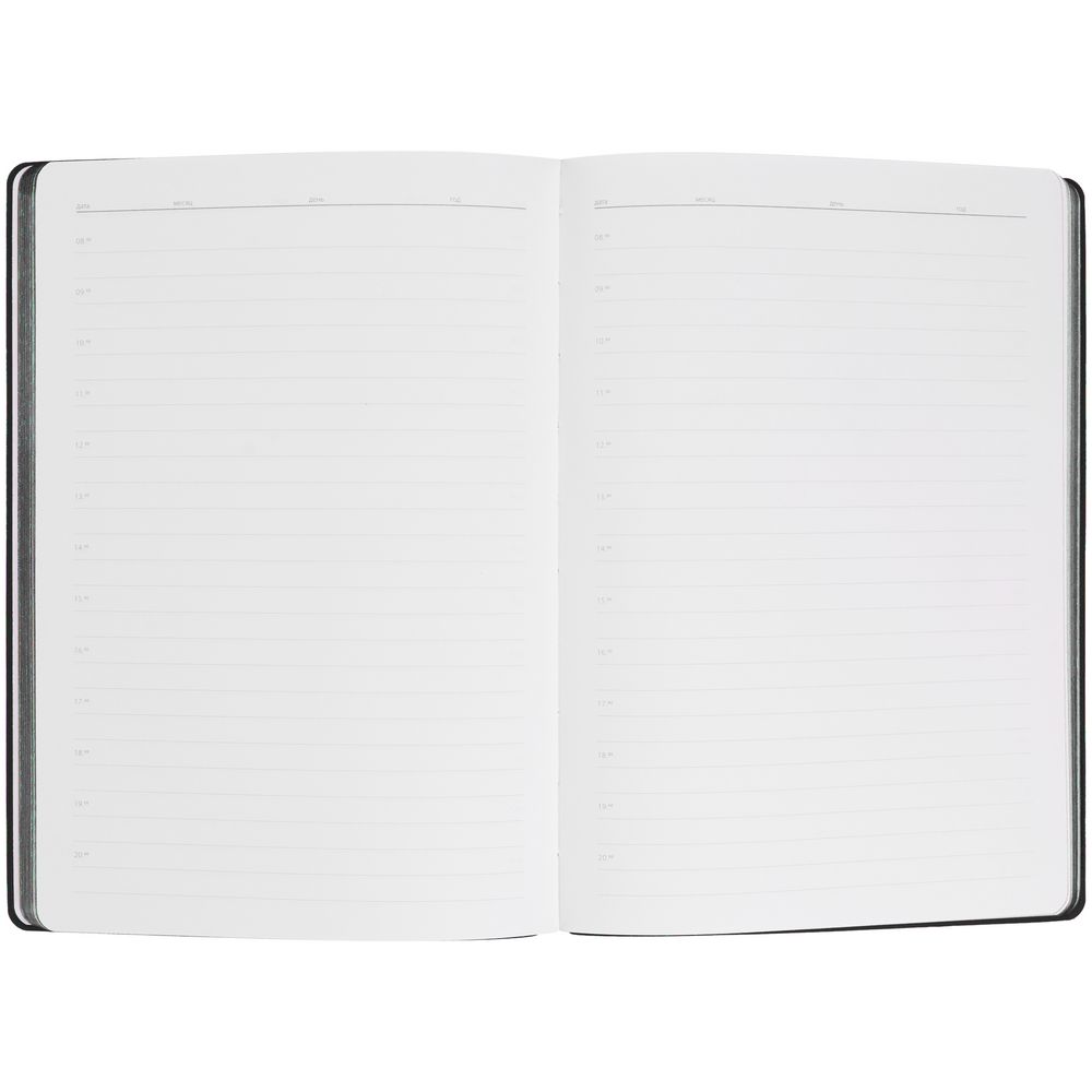 Ежедневник Flexpen Shall, недатированный, черный — изображение 8