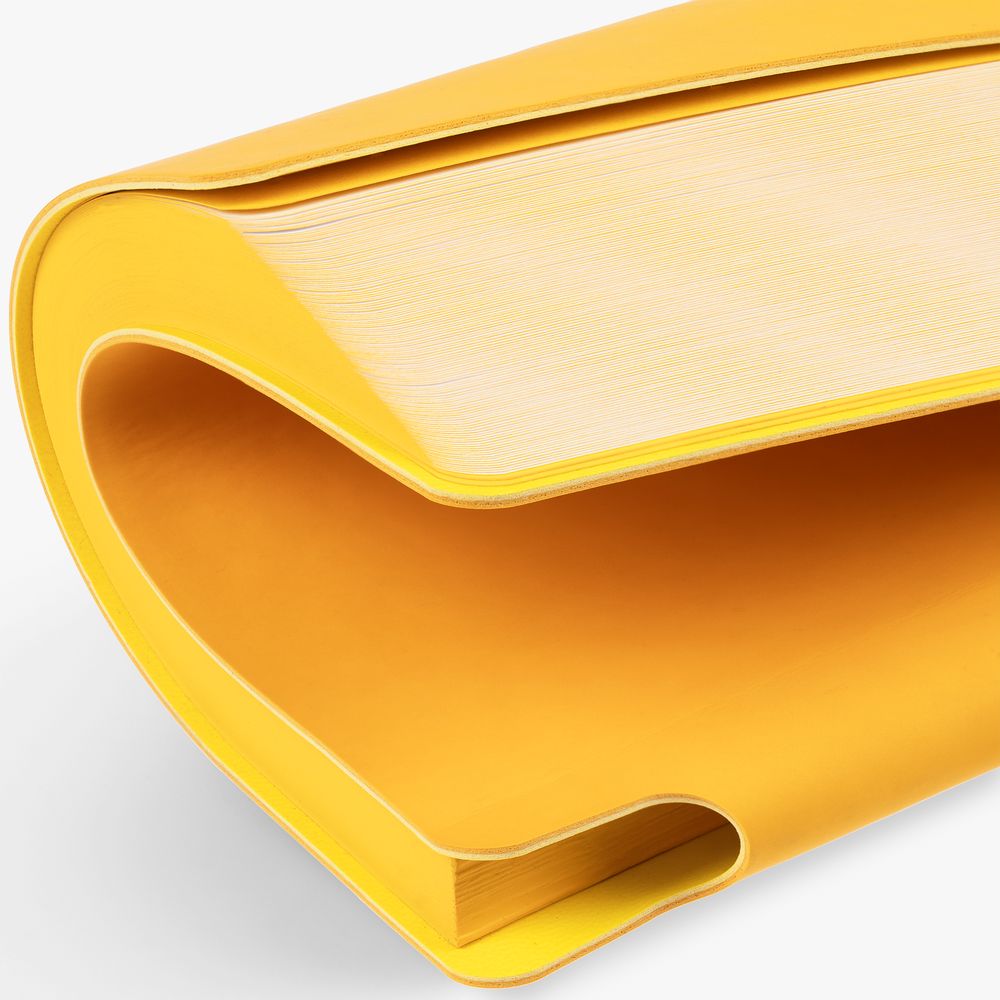 Ежедневник Flexpen Shall, недатированный, желтый — изображение 7