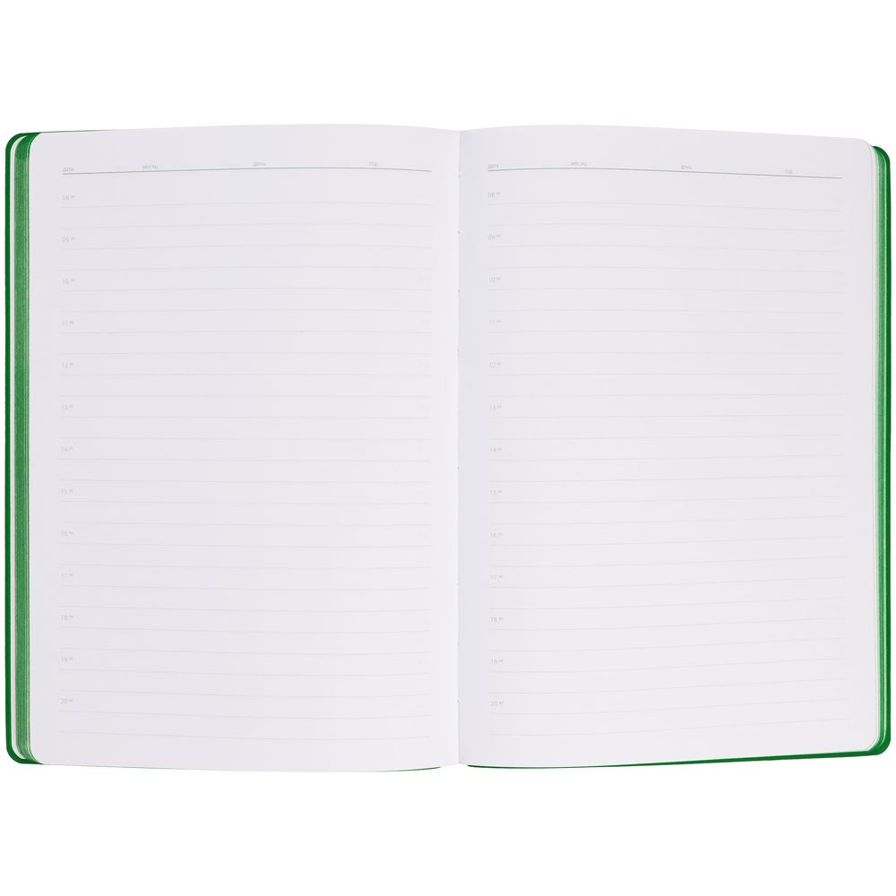 Ежедневник Flexpen Shall, недатированный, зеленый — изображение 8