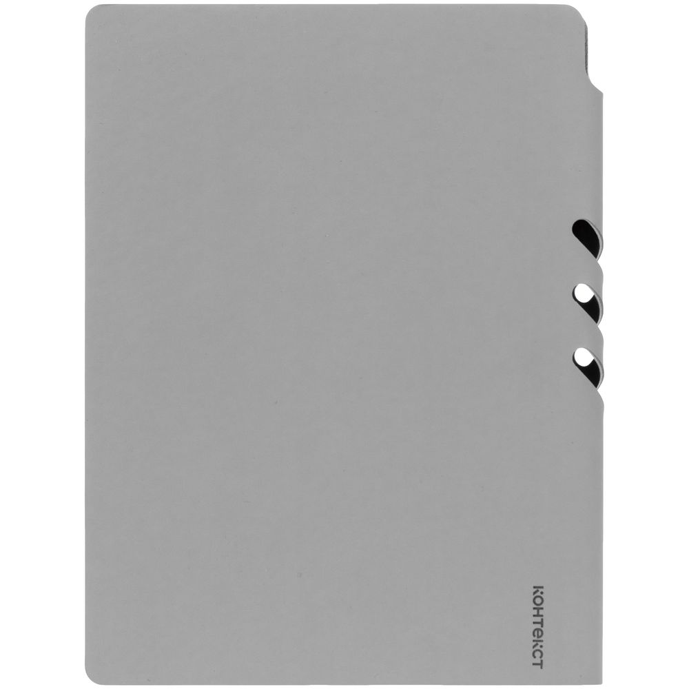 Ежедневник Flexpen Shall, недатированный, серый — изображение 4