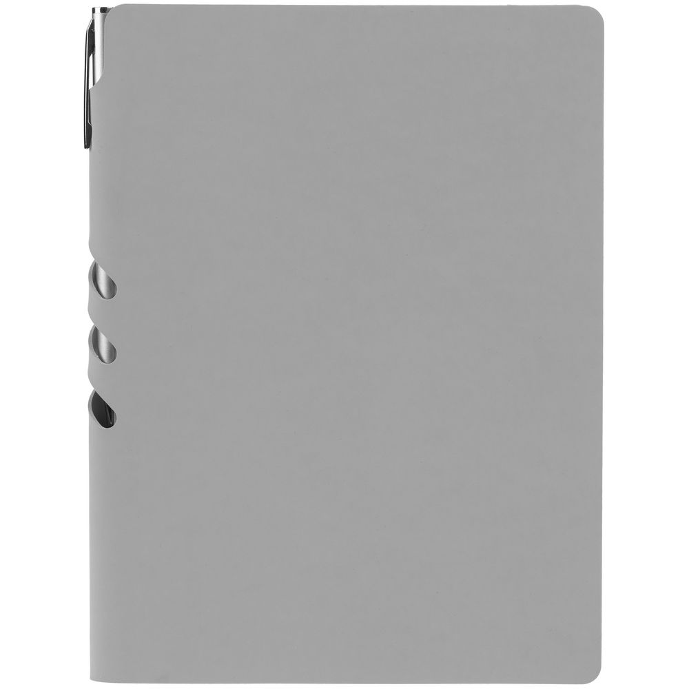 Ежедневник Flexpen Shall, недатированный, серый — изображение 6