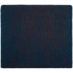 Шарф Nobilis, бирюзовый с терракотовым