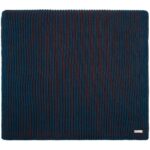 Шарф Nobilis, бирюзовый с терракотовым