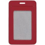 Чехол для пропуска Shall Simple, красный