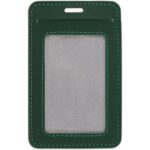 Чехол для пропуска Shall Simple, зеленый