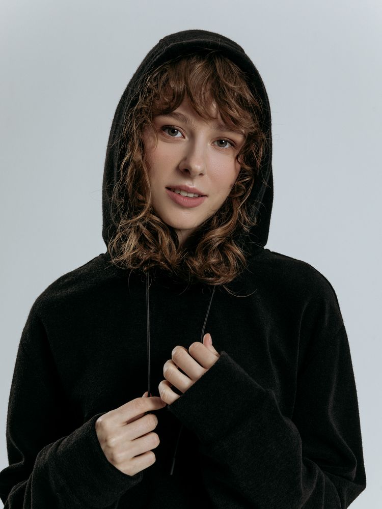 Худи унисекс Prima Vista, черное — изображение 13