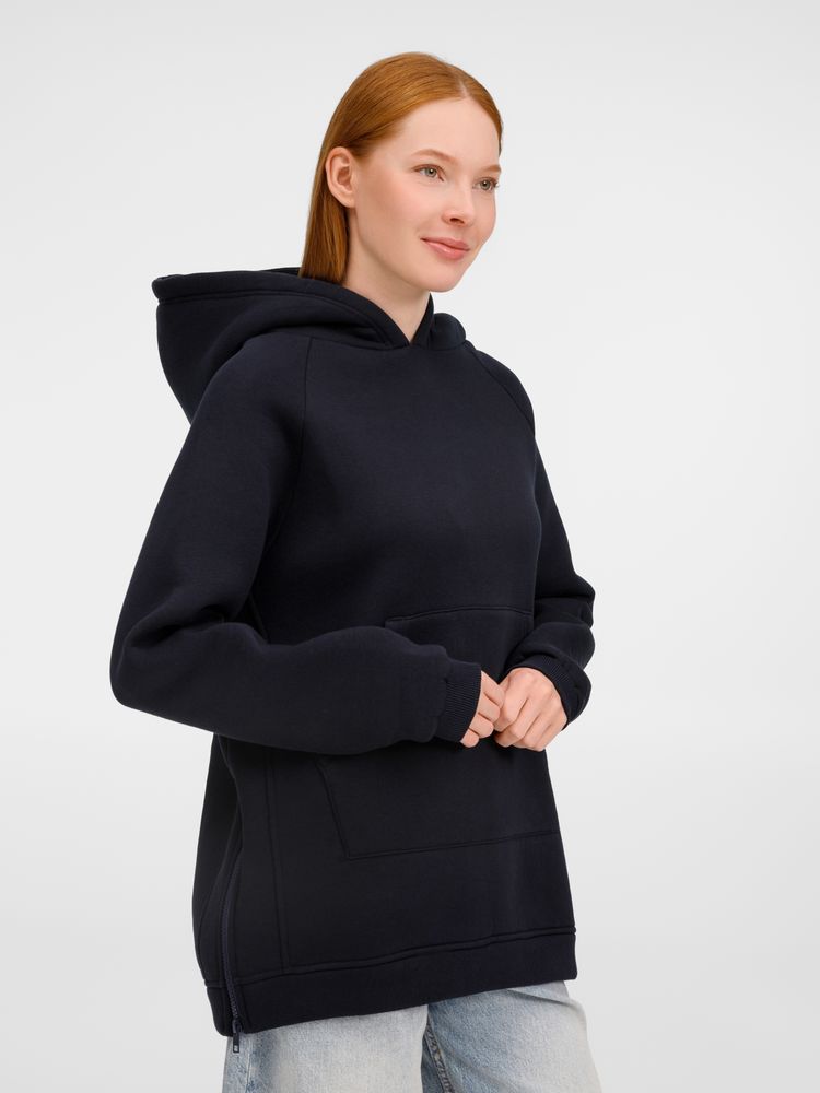 Худи унисекс оверсайз Easy Street, темно-синее — изображение 12